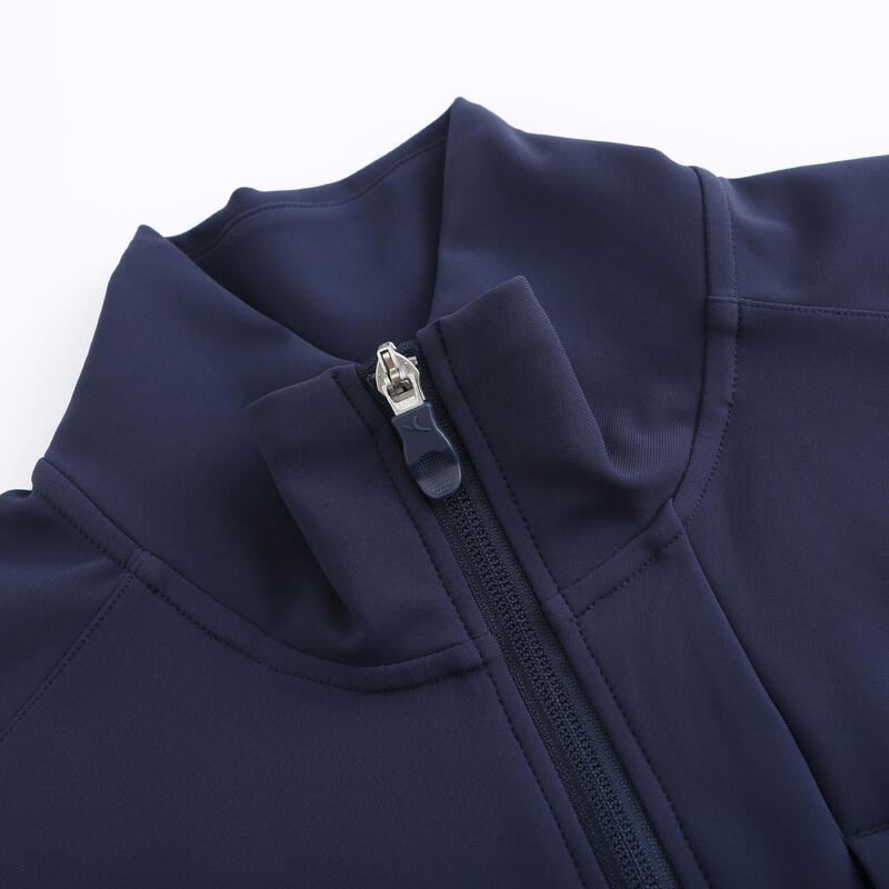 Men's Fitness Full-Zip Jacket 500 SK - Navy Blue