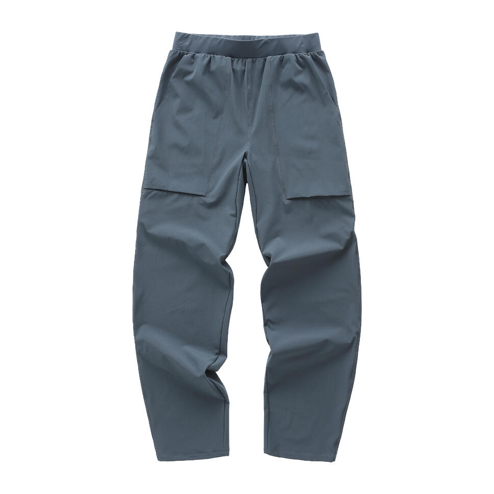 Sivo-modre moške hlače za vsak dan