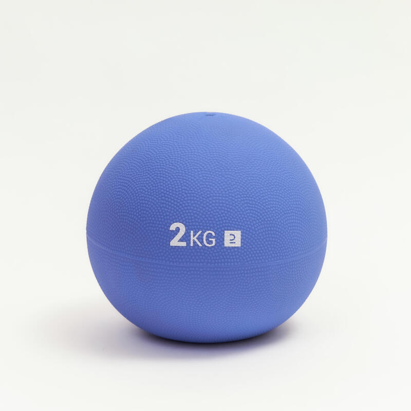 2KG 重量訓練藥球－藍色