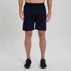 Men Gym Shorts Polyester FST 100 Navy Blue