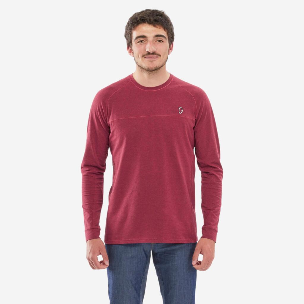 MAJICA ZA PENJANJE VERTIKA MUŠKA - BORDO