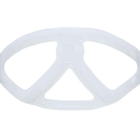 Scuba Diving Mask - 500 Mono Translucent