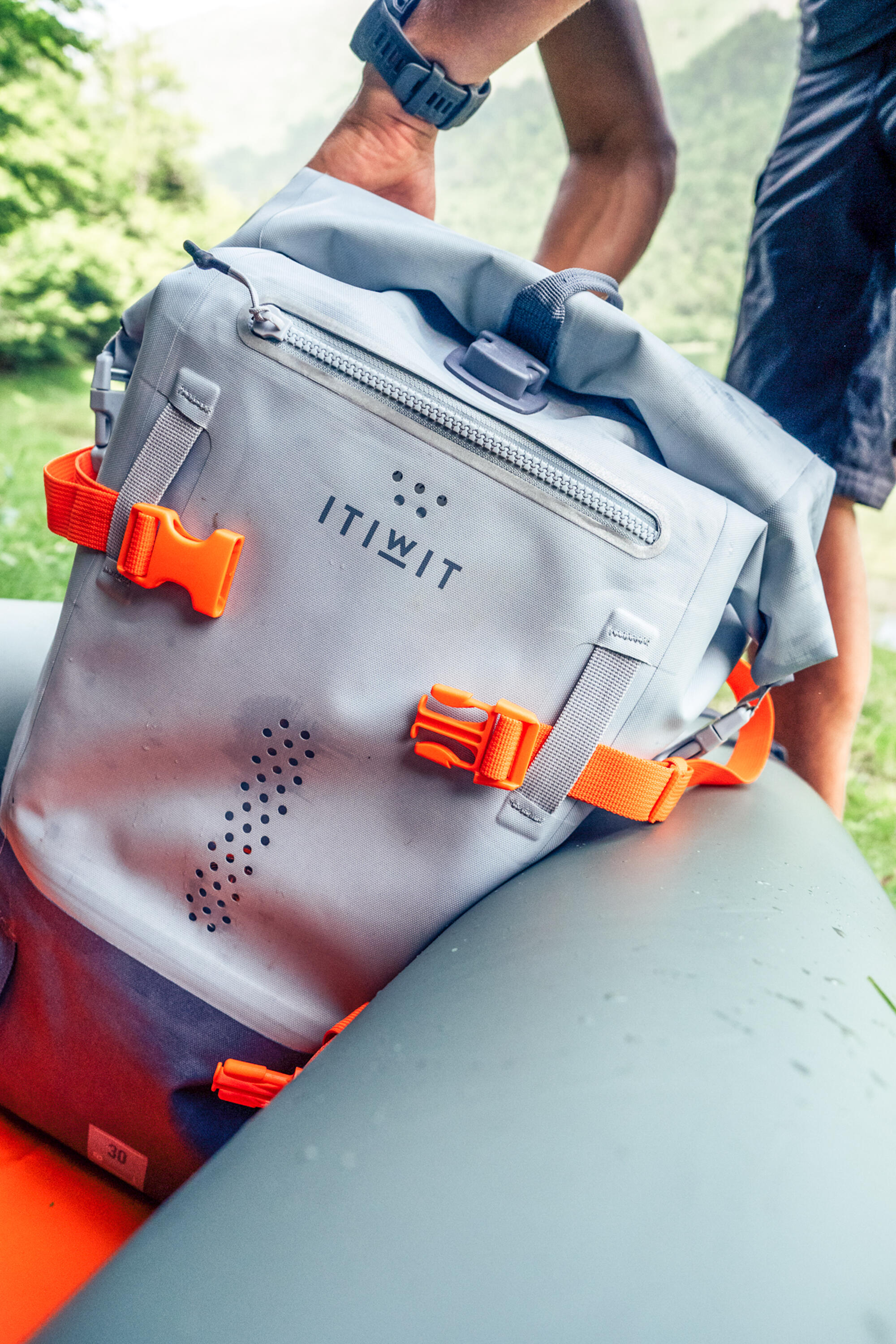 Packraft kayak gonfiabile 100 fiume TPU monoposto 21/26