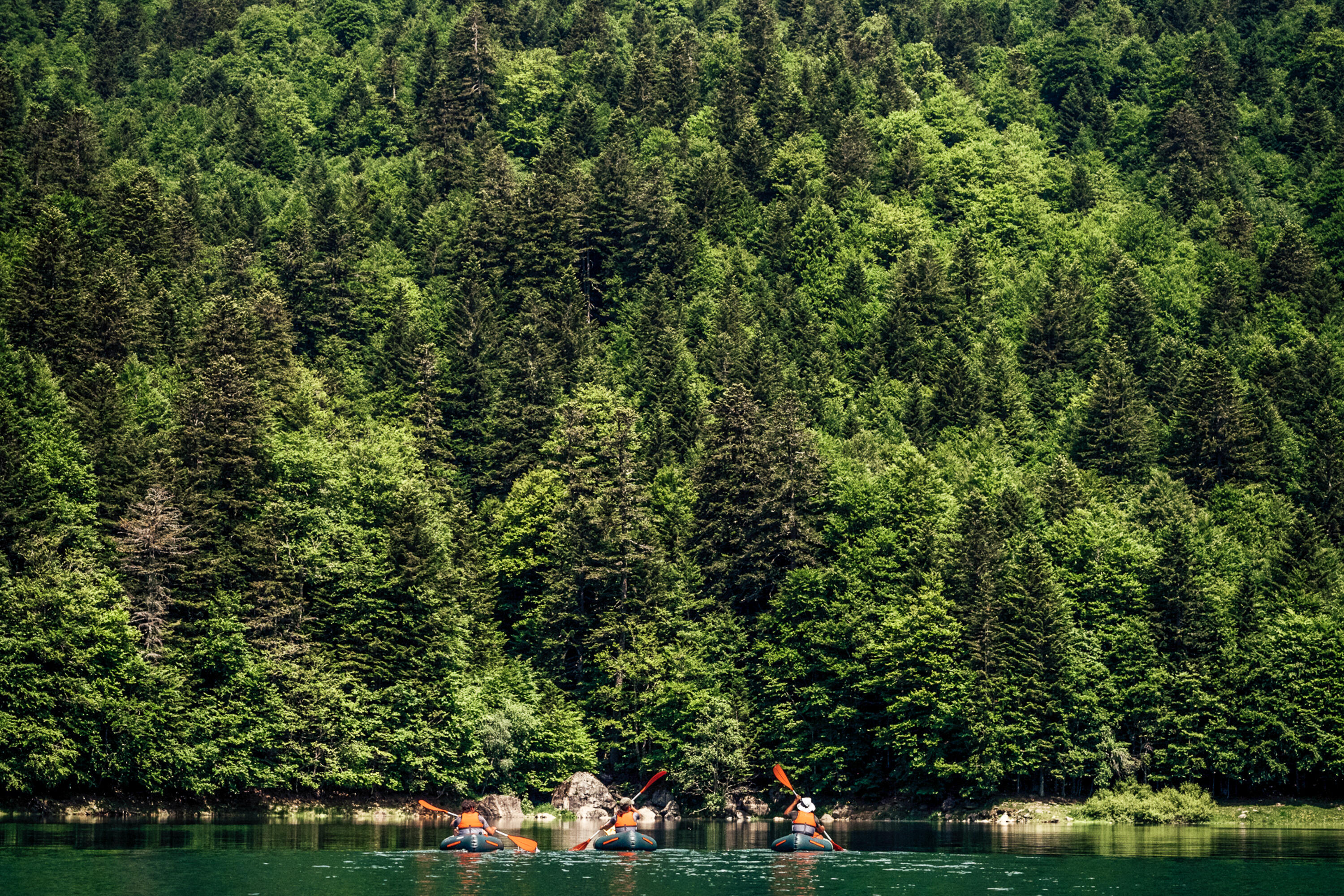 1-Seater Inflatable Packraft - PR 100 Green - ITIWIT