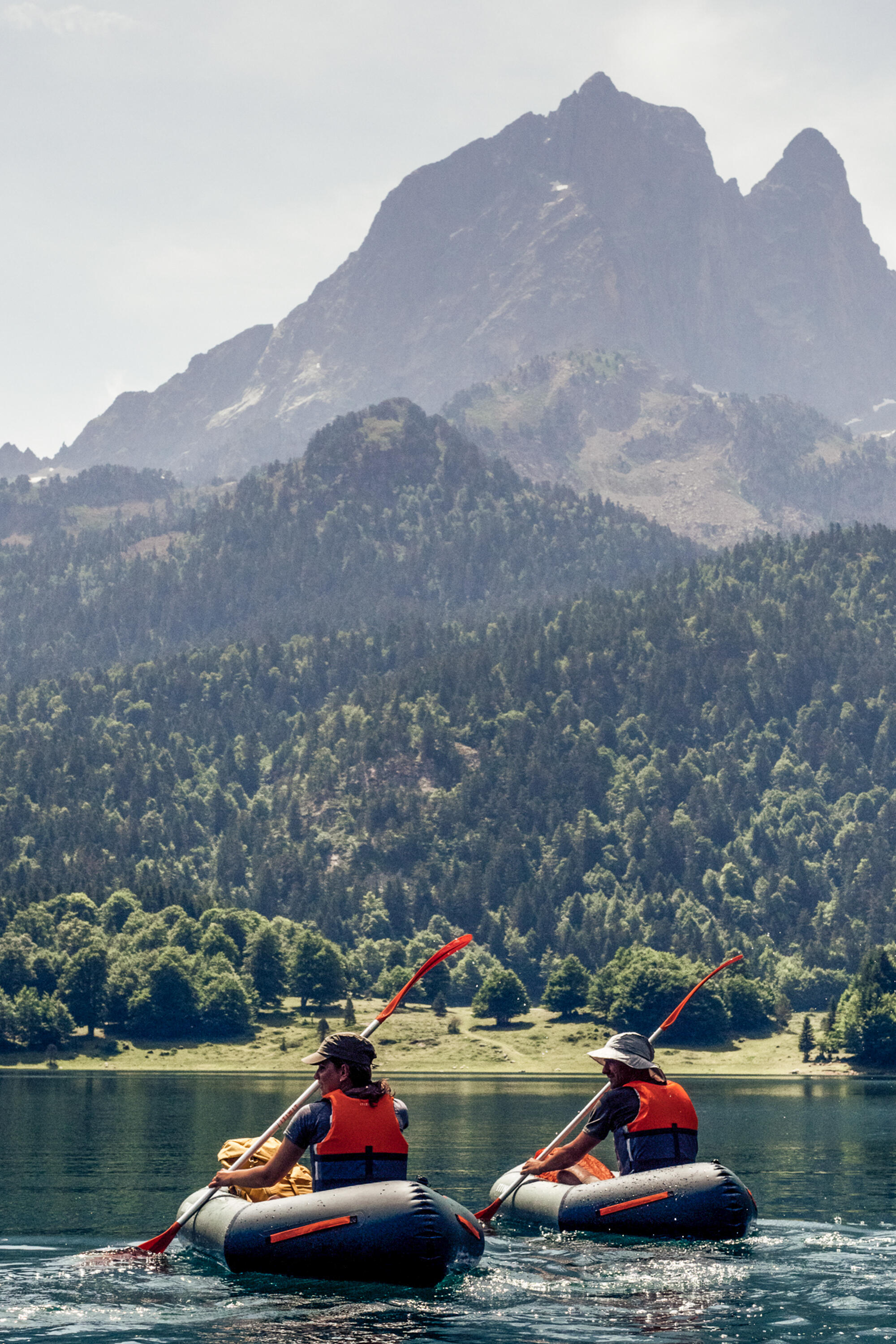 1-Seater Inflatable Packraft - PR 100 Green - ITIWIT