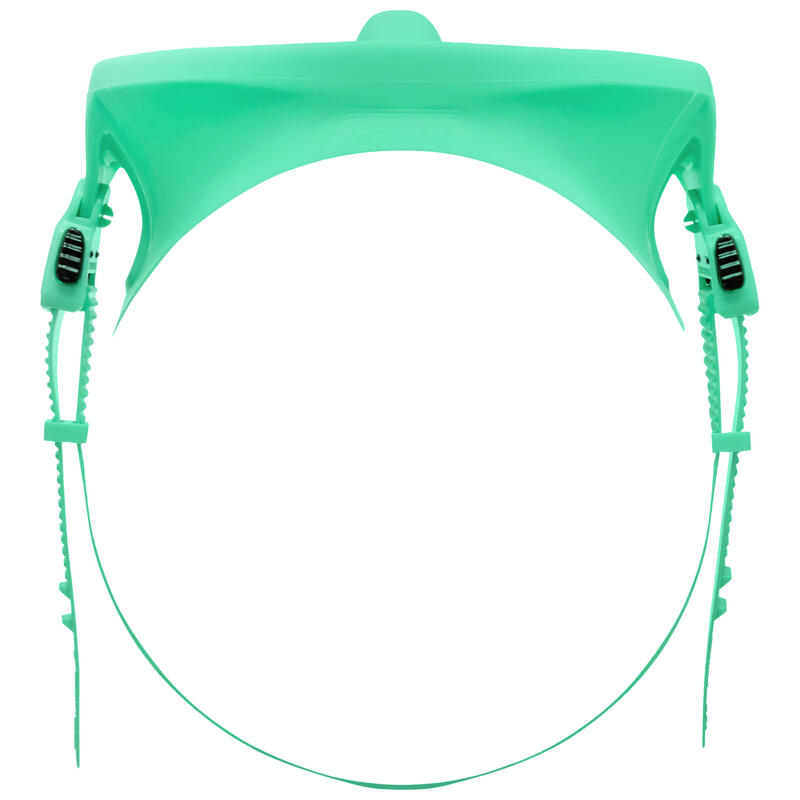 Mască scufundări - 500 Mono Verde