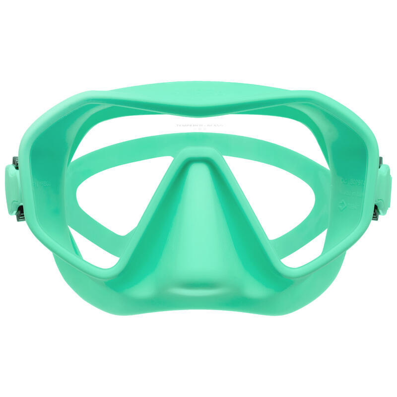 Máscara de Mergulho 500 Mono Verde