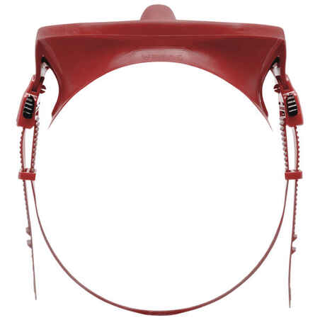 Scuba mask - 500 Mono Red