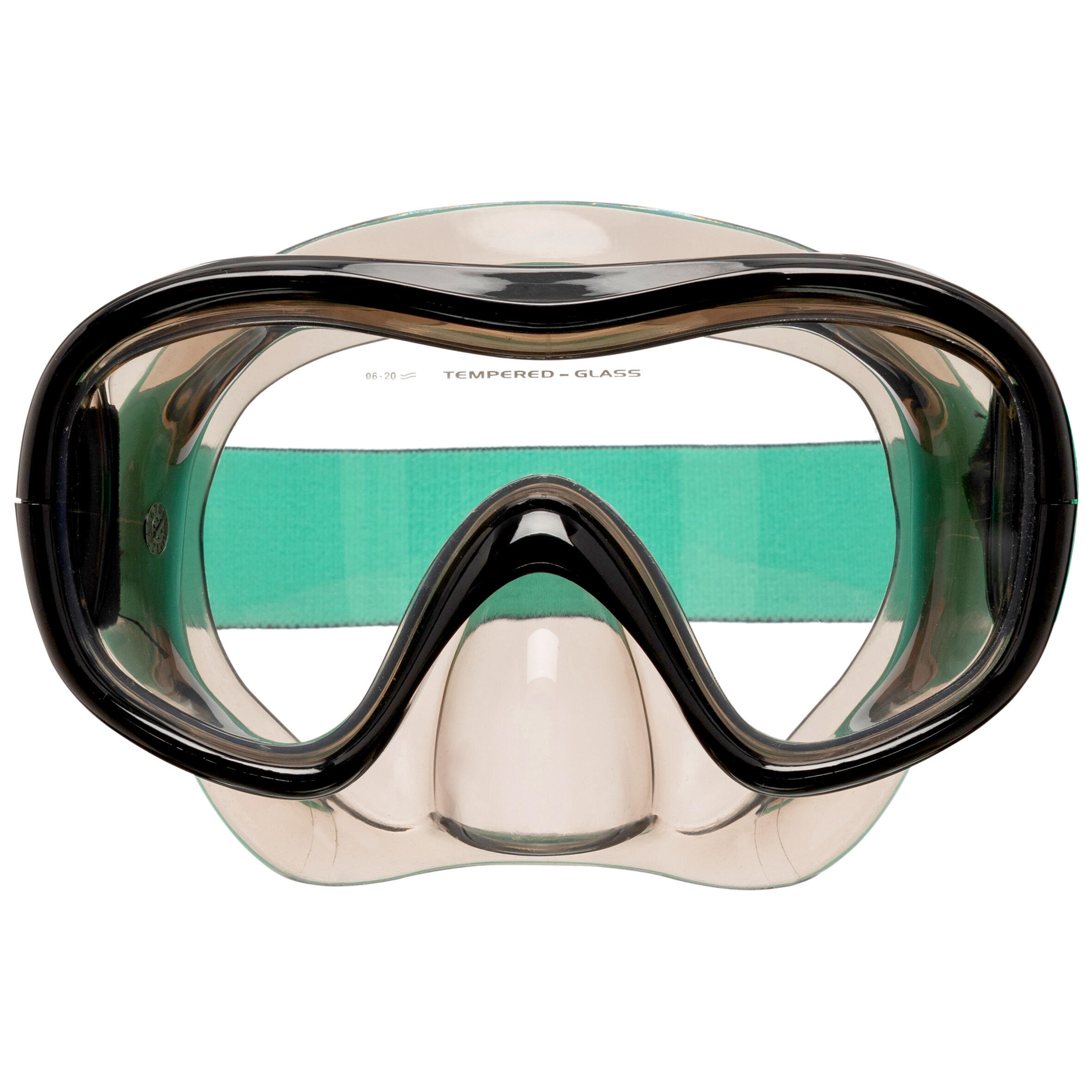 Adult Snorkelling Set R'Gomoove - Black Green 2/10
