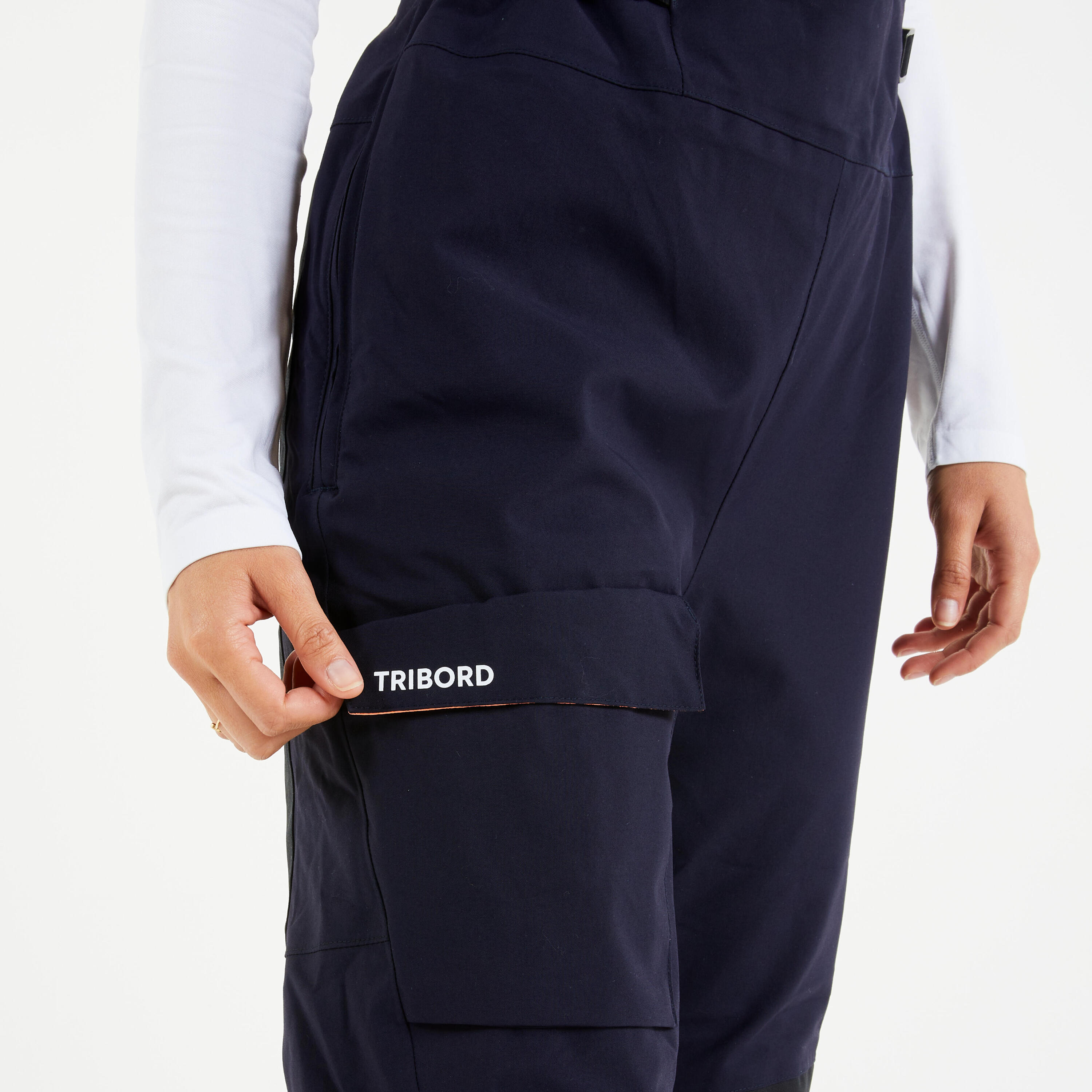 Women’s Sailing longjohns Sailing 500 - Navy 7/9