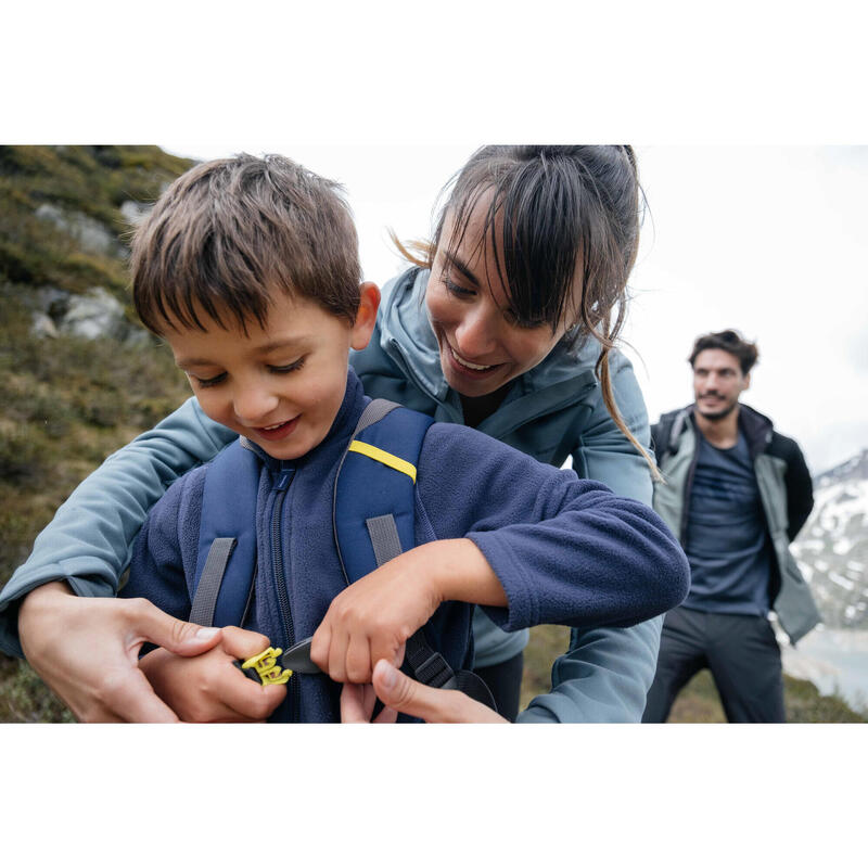 Polaire de randonnée - MH100 bleue - enfant 7-15 ans