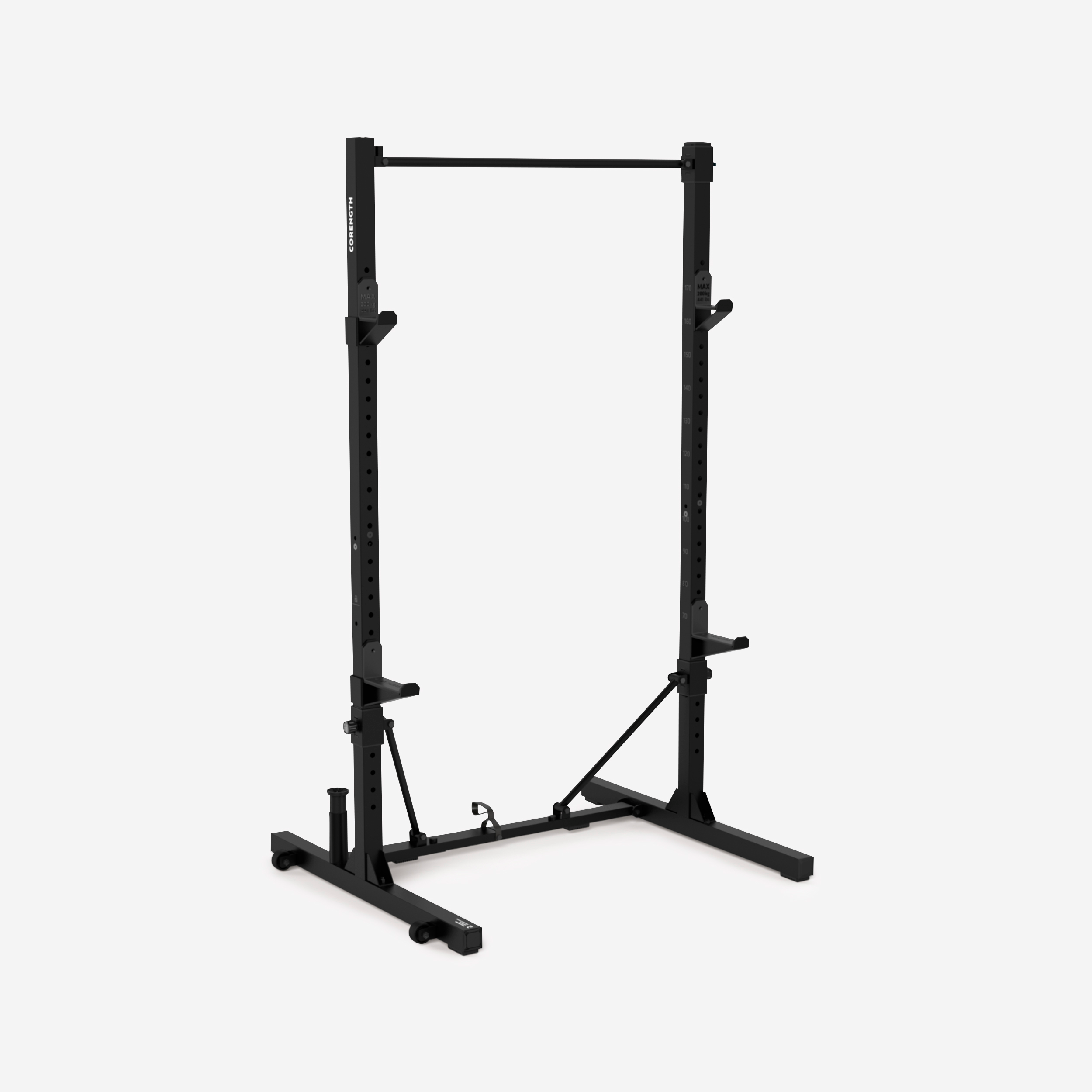 Rack de musculation pliable/ rétractable squat, bench et traction - RACK  500 pour les clubs et collectivités