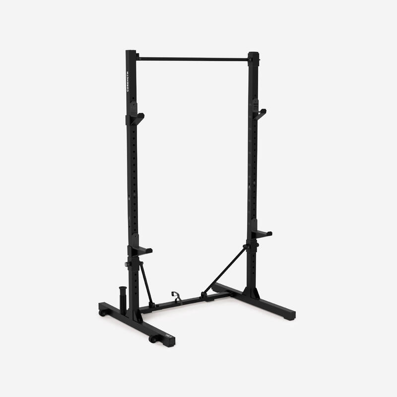 Rack de musculation pliable/ rétractable squat, bench et traction - RACK 500