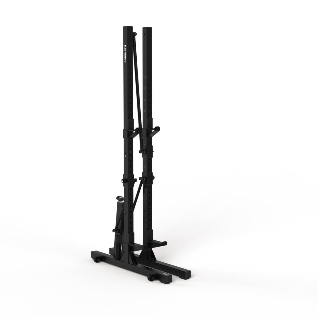 RACK MUSCULACIÓN 500 PLEGABLE/RETRÁCTIL SENTADILLAS + BENCH + DOMINADAS