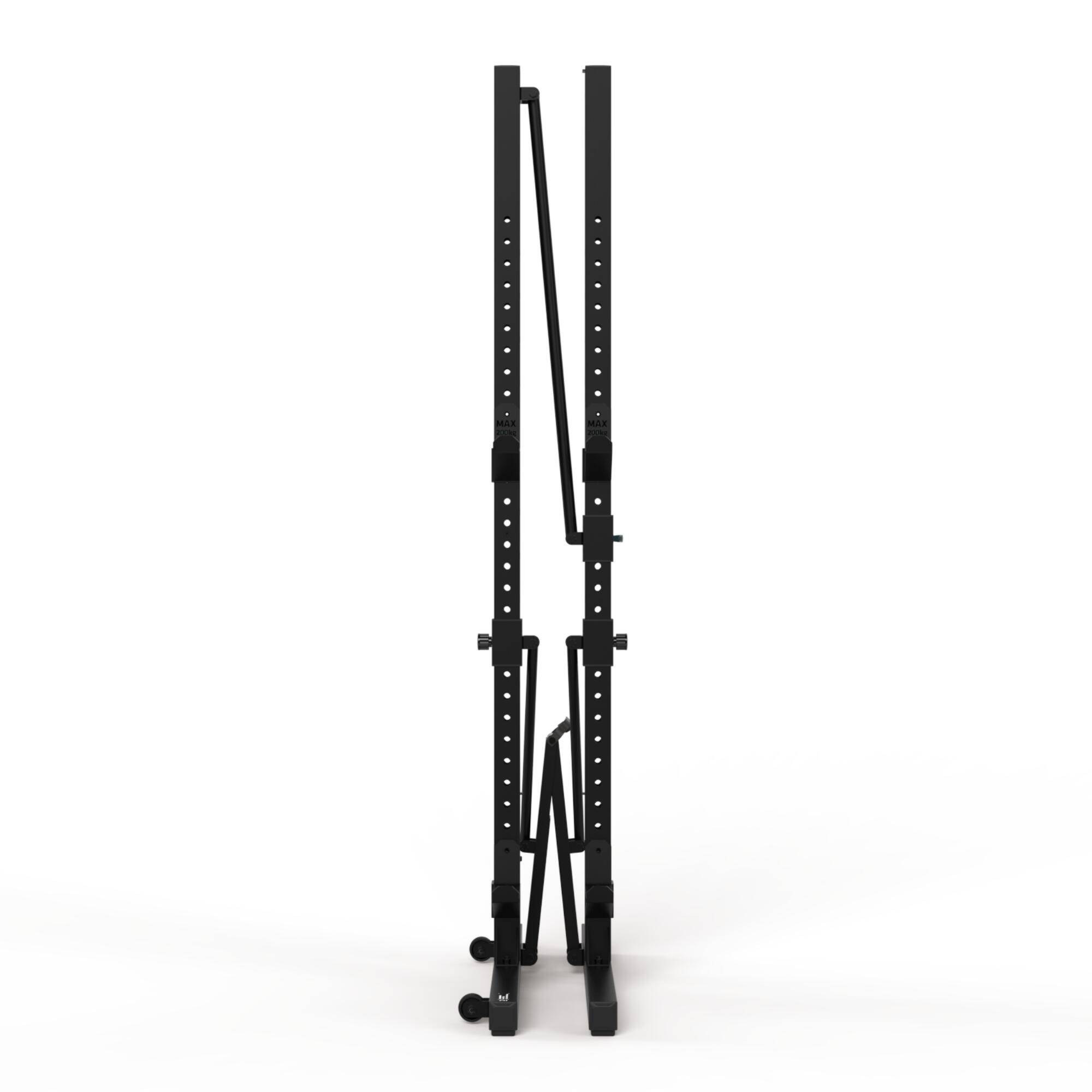 Weight Training Fold-Down Rack for for Squats and Pull-Ups, Supports upto 130kg -  5