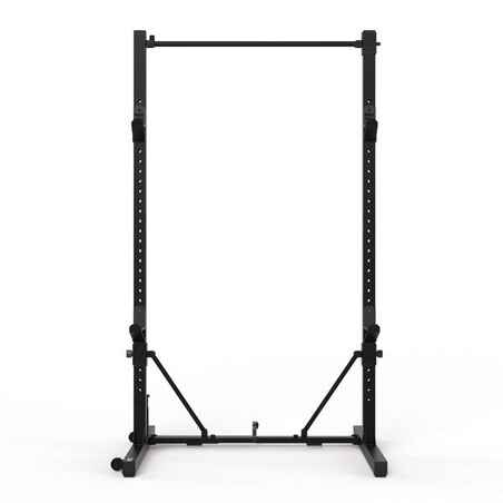 Fold-Down/Retractable Squat, Bench & Pull-Up Weight Training Rack 500