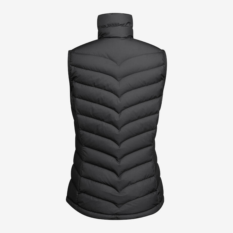 Gilet trekking donna MT500 PIUMA nero