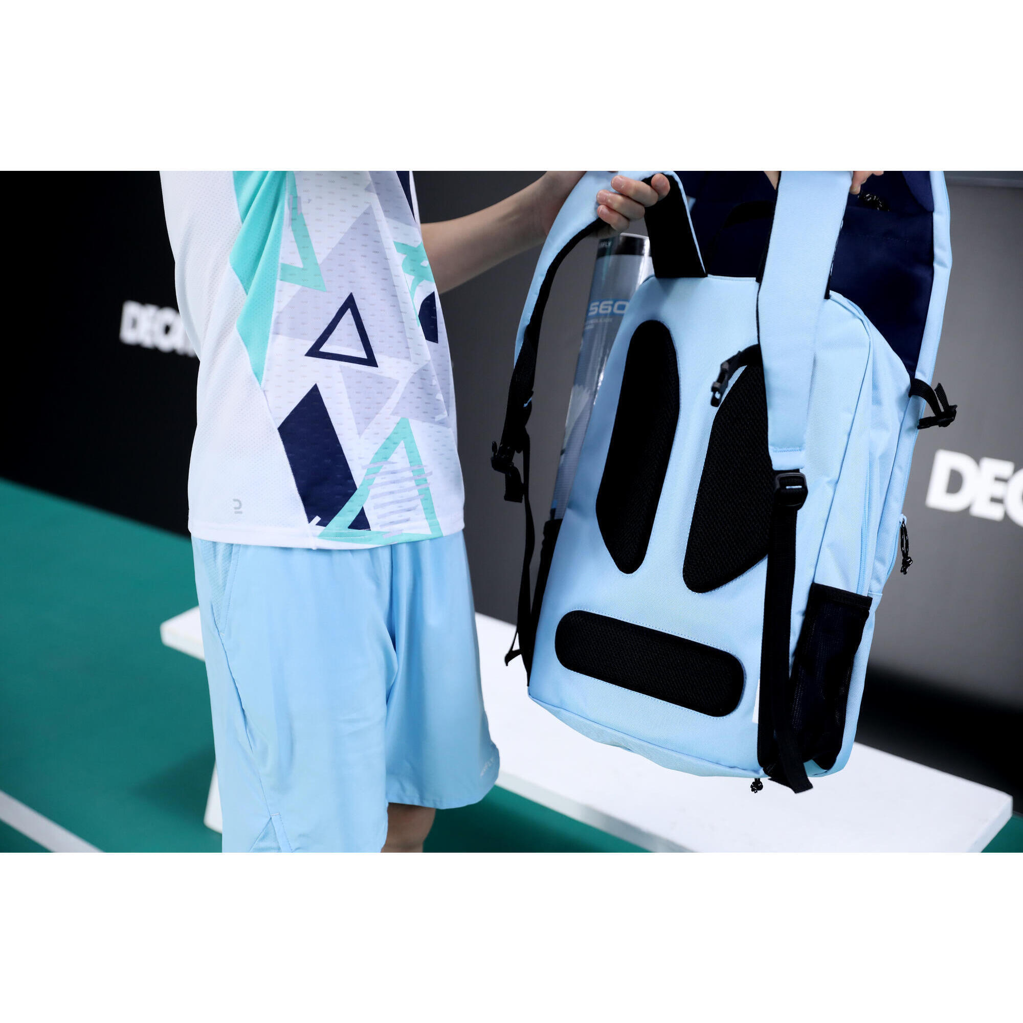 Junior Badminton Backpack - BL 900 Blue - KUIKMA