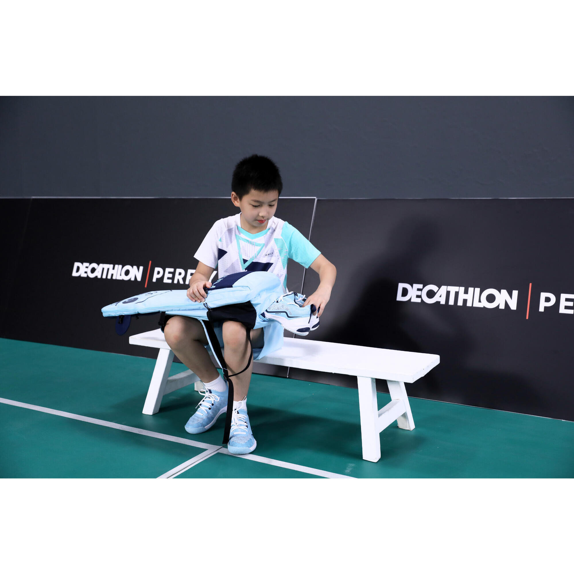 Junior Badminton Backpack - BL 900 Blue - KUIKMA