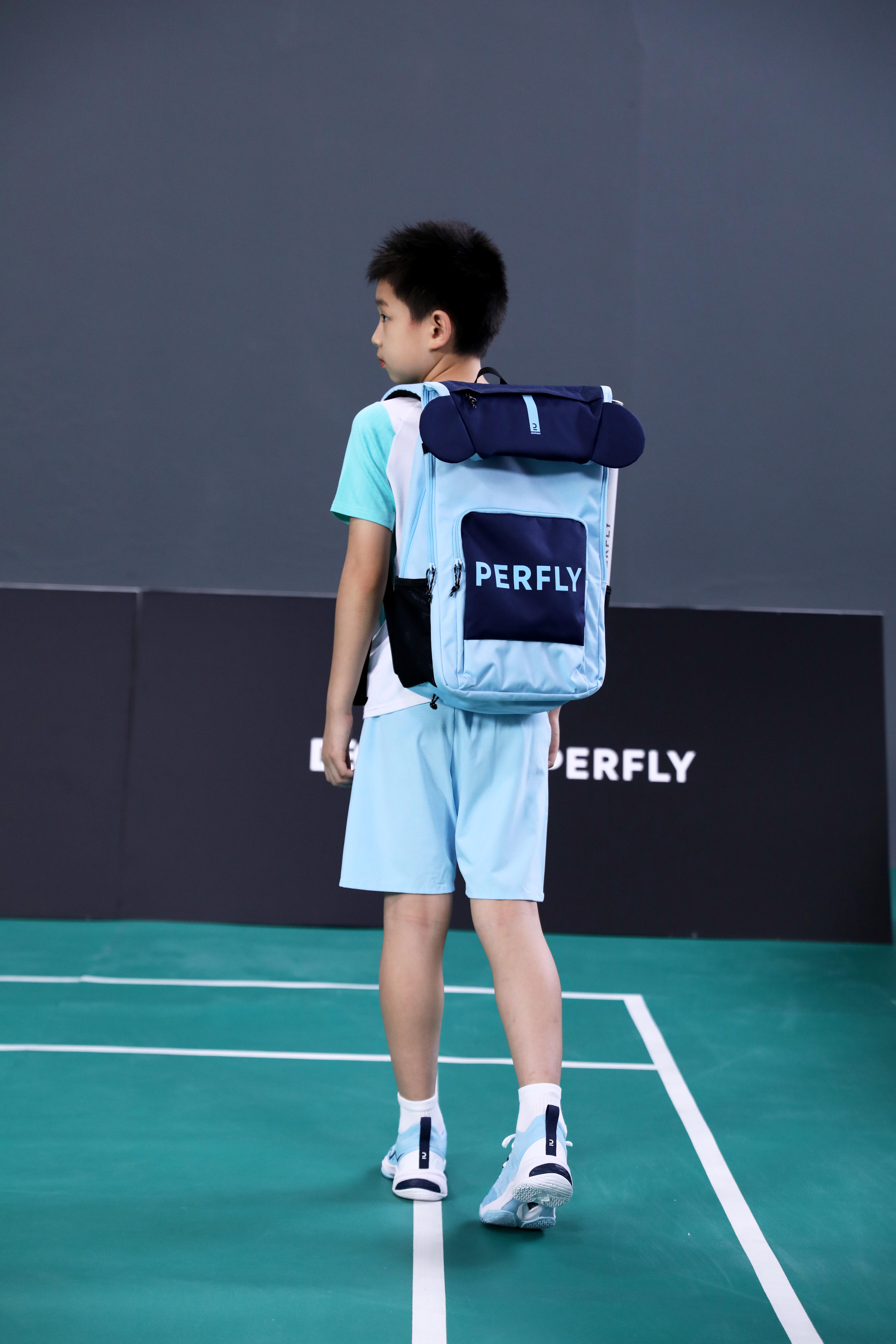 Junior Badminton Backpack - BL 900 Blue - KUIKMA
