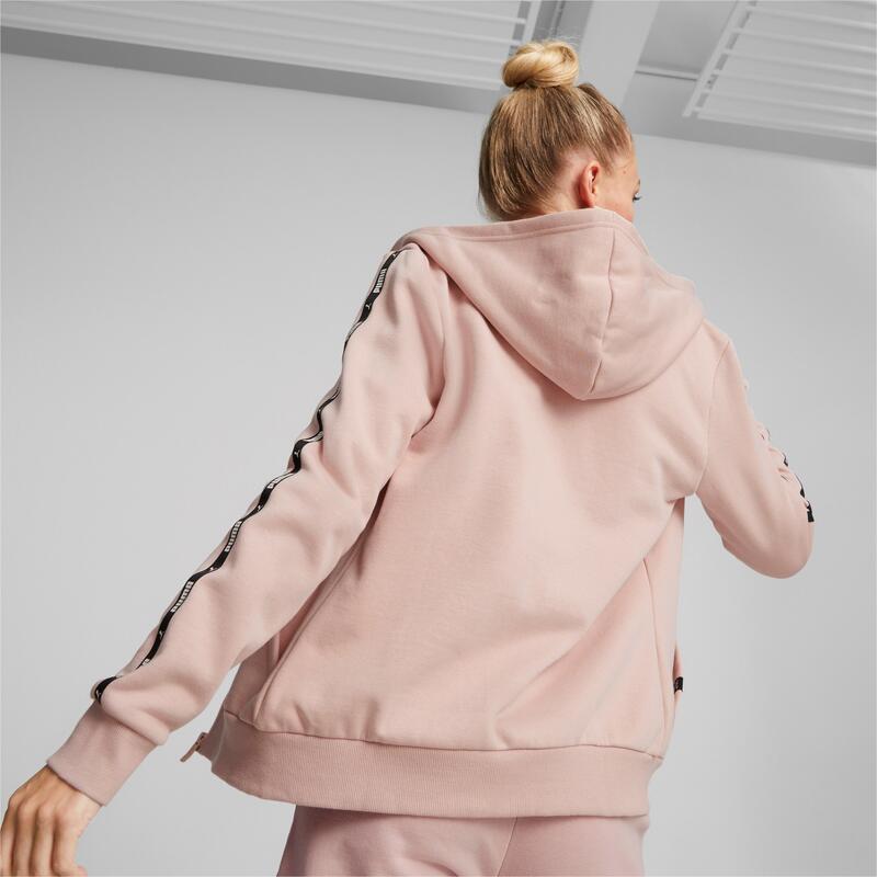 SWEAT ZIPPÉ À CAPUCHE SOFT TRAINING FEMME - ROSE FEMME