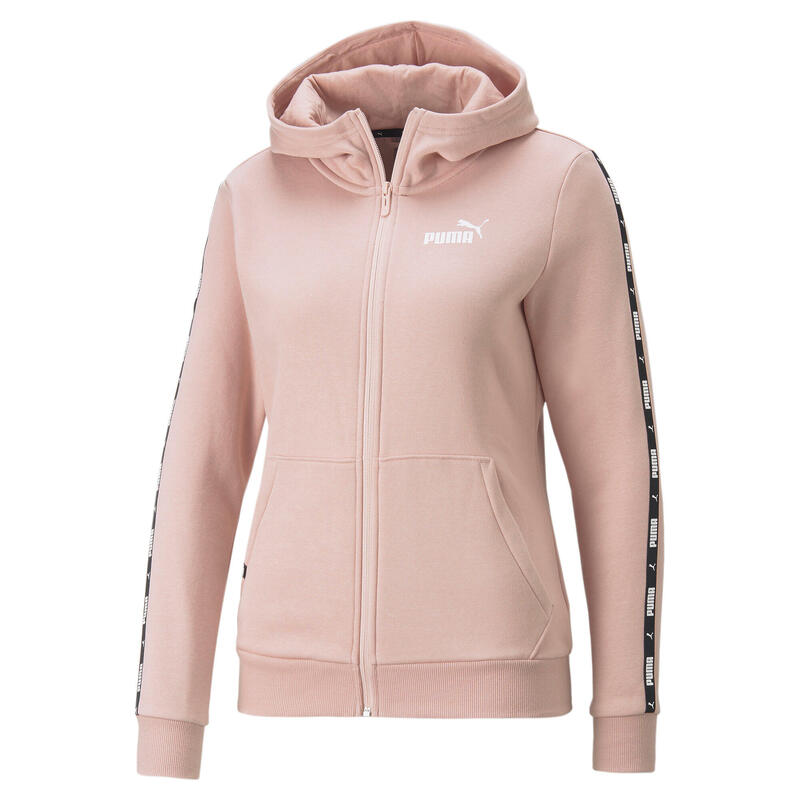 SWEAT ZIPPÉ À CAPUCHE SOFT TRAINING FEMME - ROSE FEMME