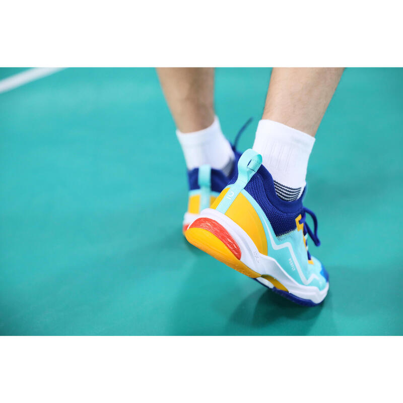 MEN BADMINTON SHOES BS 900 ULTRA LITE ORANGE BLUE