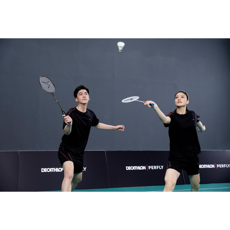 Kit racchette badminton adulto BR 500 bianco-nero