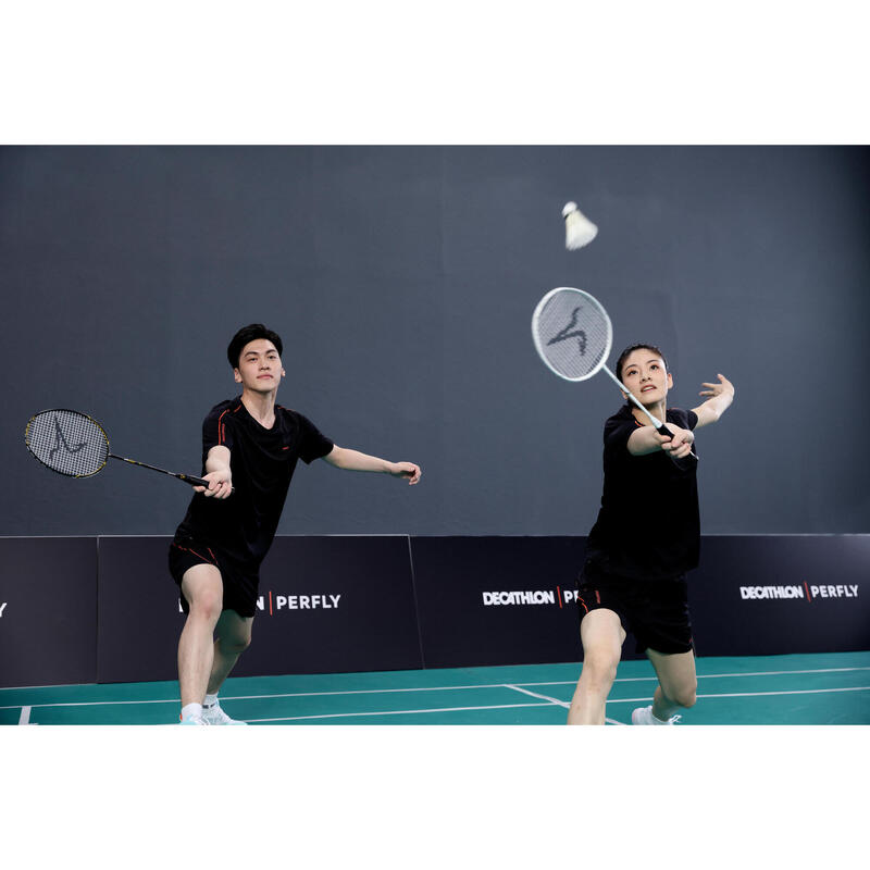 Kit racchette badminton adulto BR 500 bianco-nero