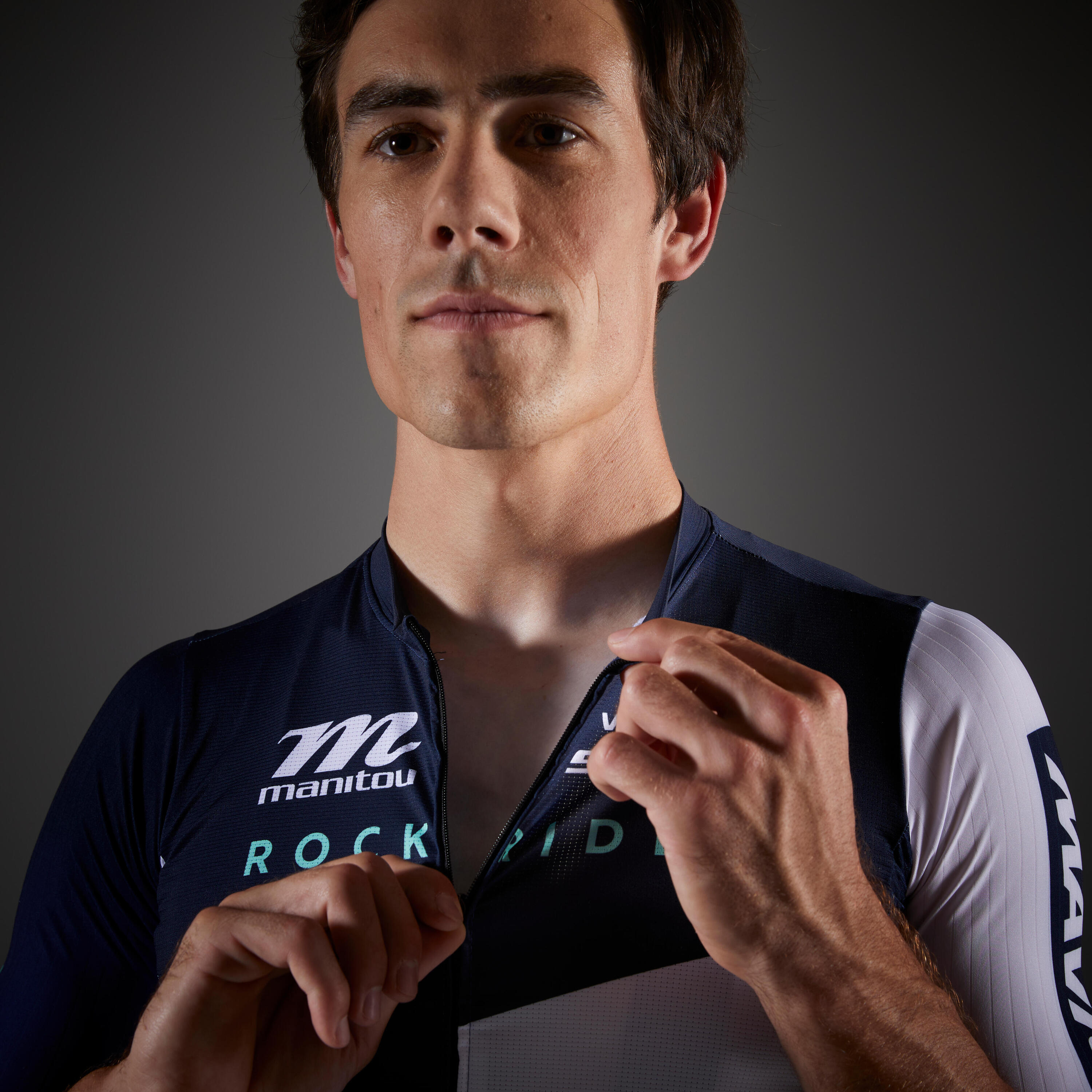 Koszulka rowerowa MTB Rockrider Race Replica Team 8/21