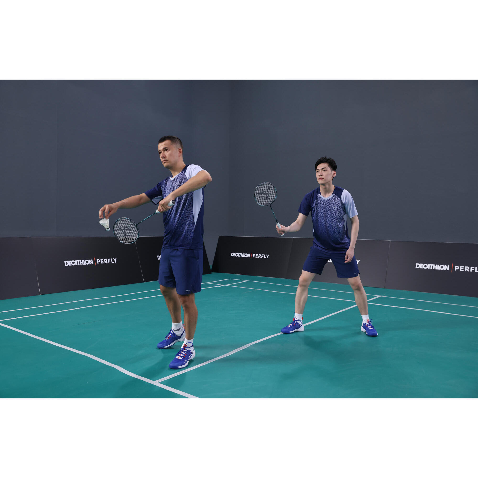 Chaussures de badminton Ultra Lite homme - BS 900 bleu - PERFLY