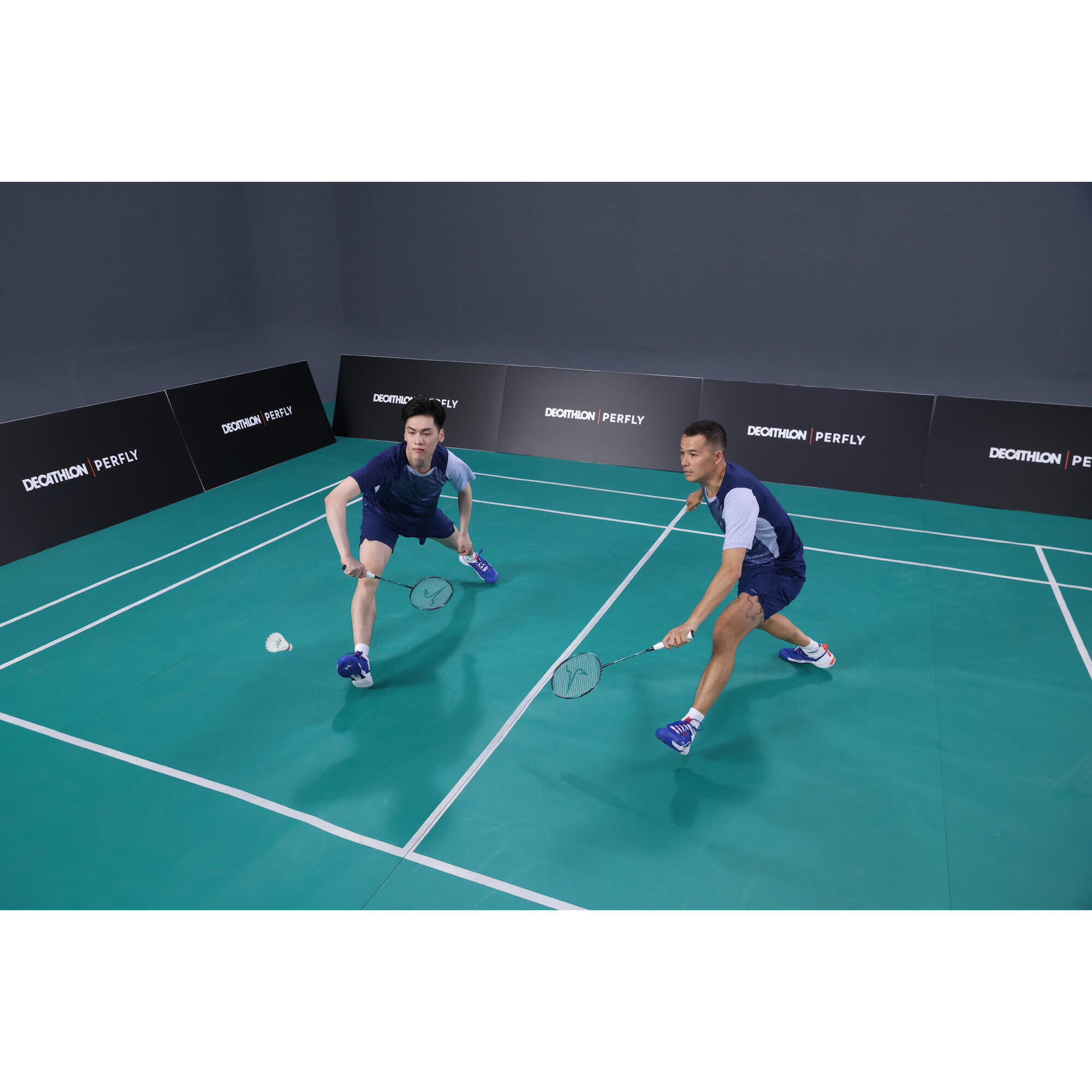 Chaussures de badminton Ultra Lite homme - BS 900 bleu - KUIKMA