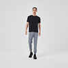 Men's Slim-Fit Fitness T-Shirt 100 - Black