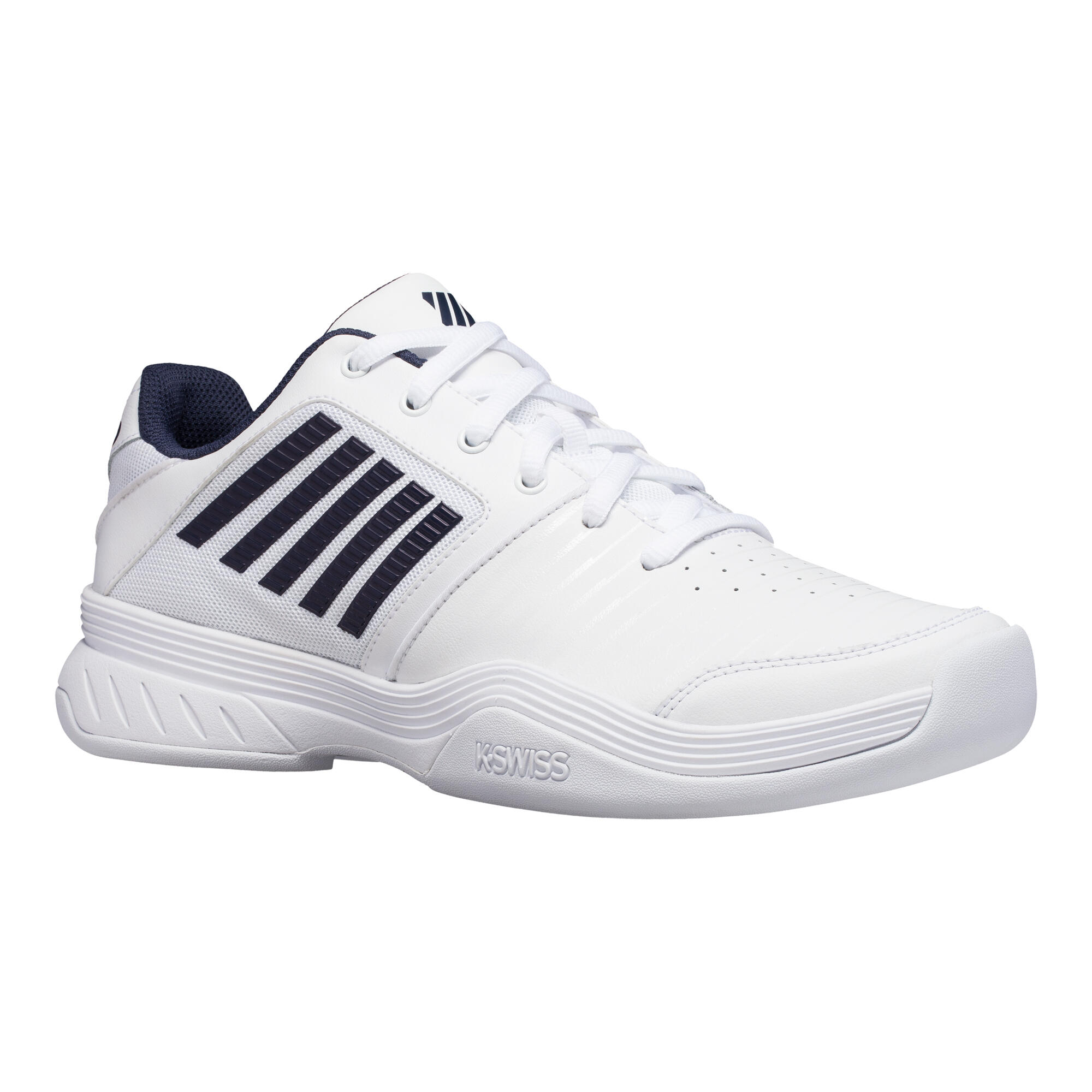 Mens' Carpet Tennis Shoes Court Express - White 3/6