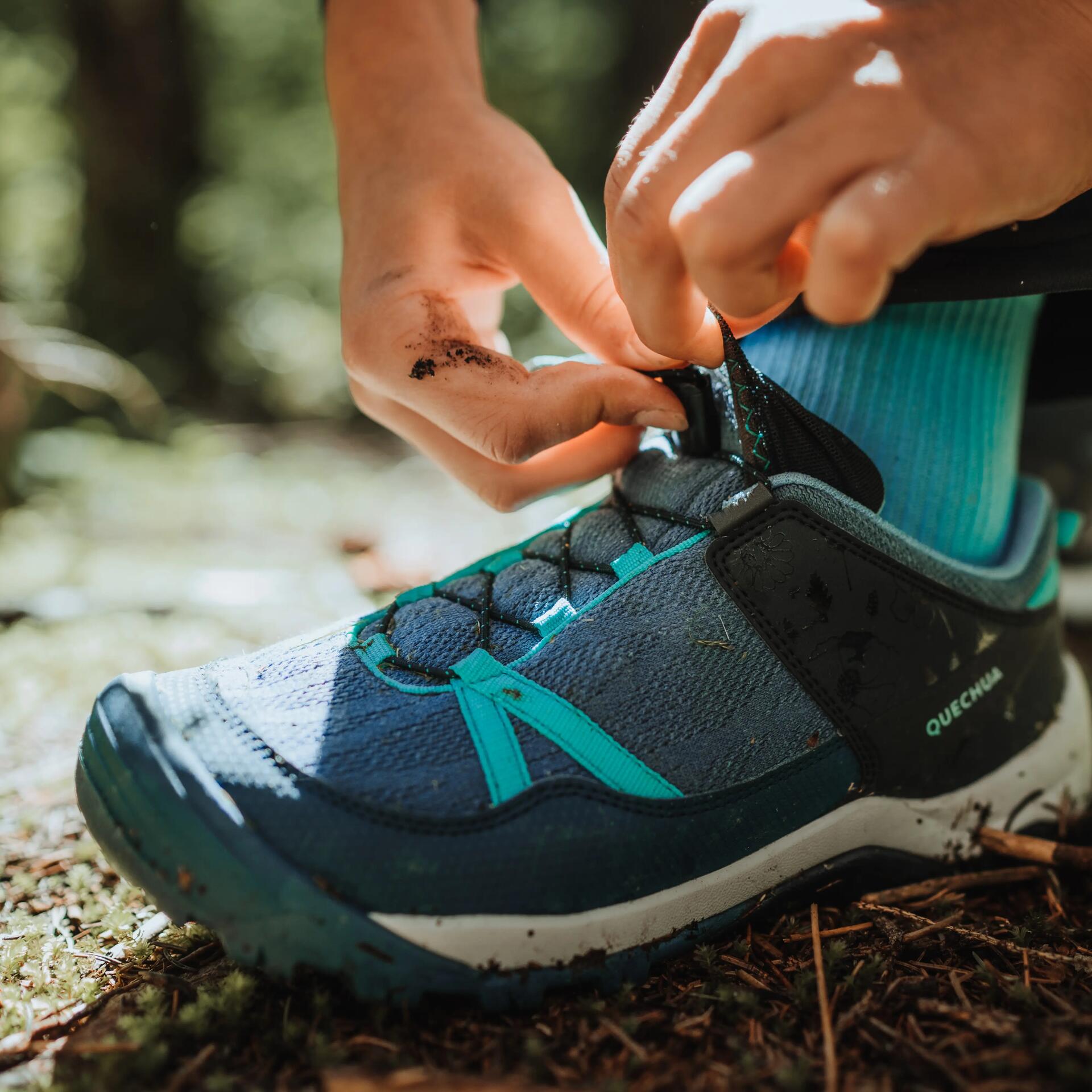 lacet quick lace chaussures de randonnée enfant crossrock