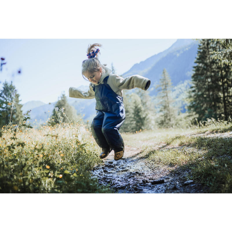 Veste polaire de randonnée - MH500 KID beige - enfant 2-6 ans