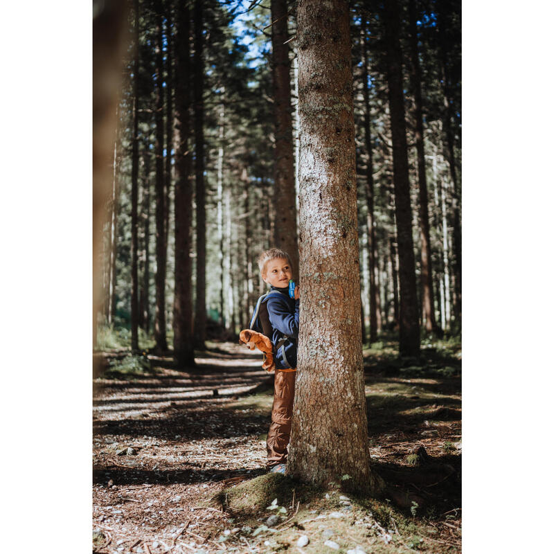 Wandelrugzak voor kinderen MH100 10 L blauw/geel 7-15 jaar