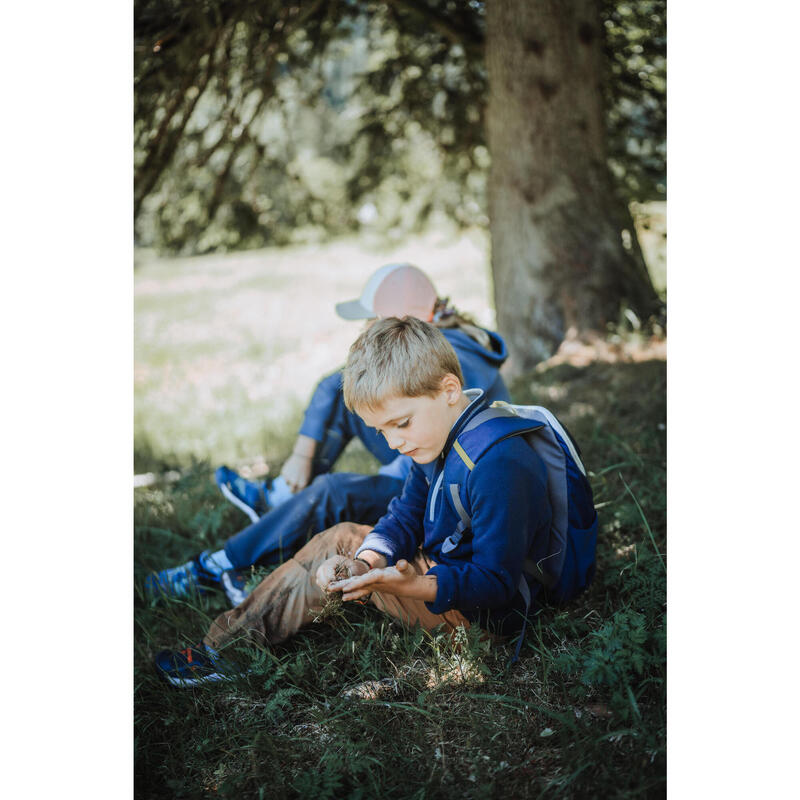 Wandelrugzak voor kinderen MH100 10 L blauw/geel 7-15 jaar