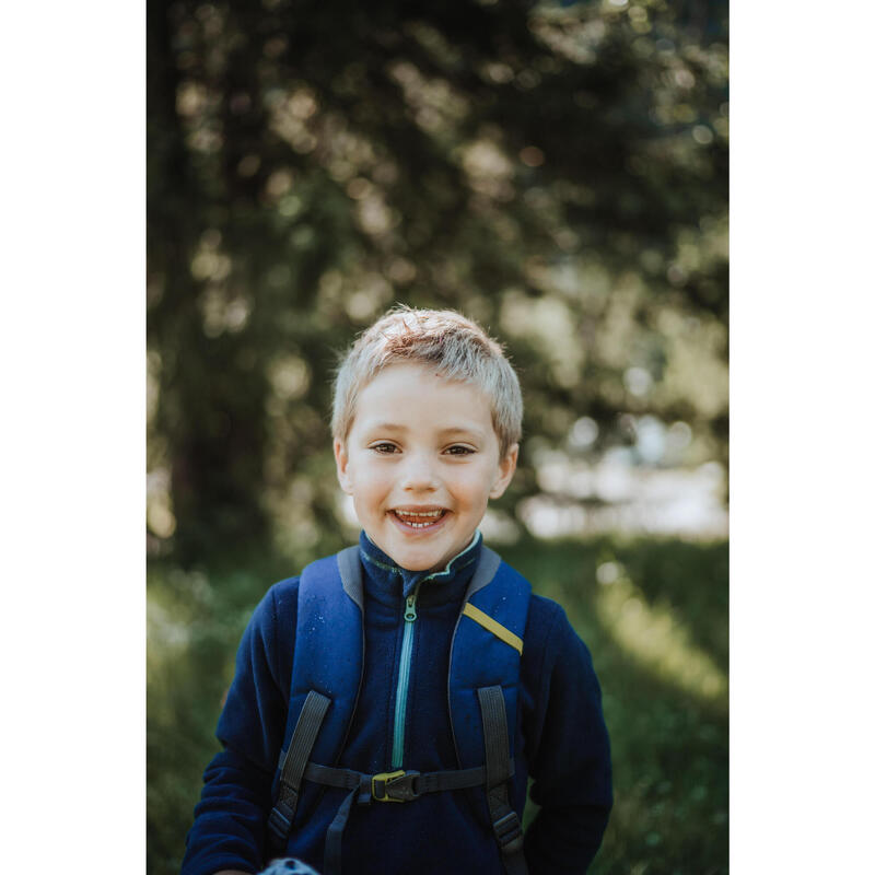 Sac à dos de randonnée enfant 7-15 ans 10L, MH100 bleu jaune