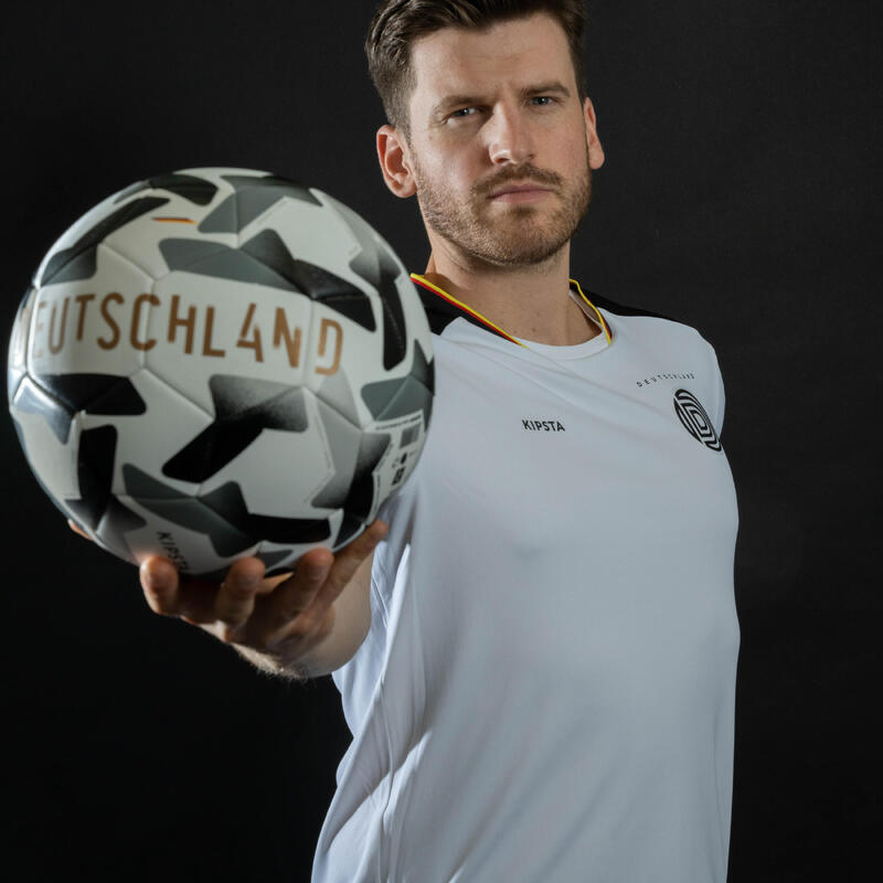 Camiseta de fútbol Alemania Adulto Kipsta F500 2022 blanca