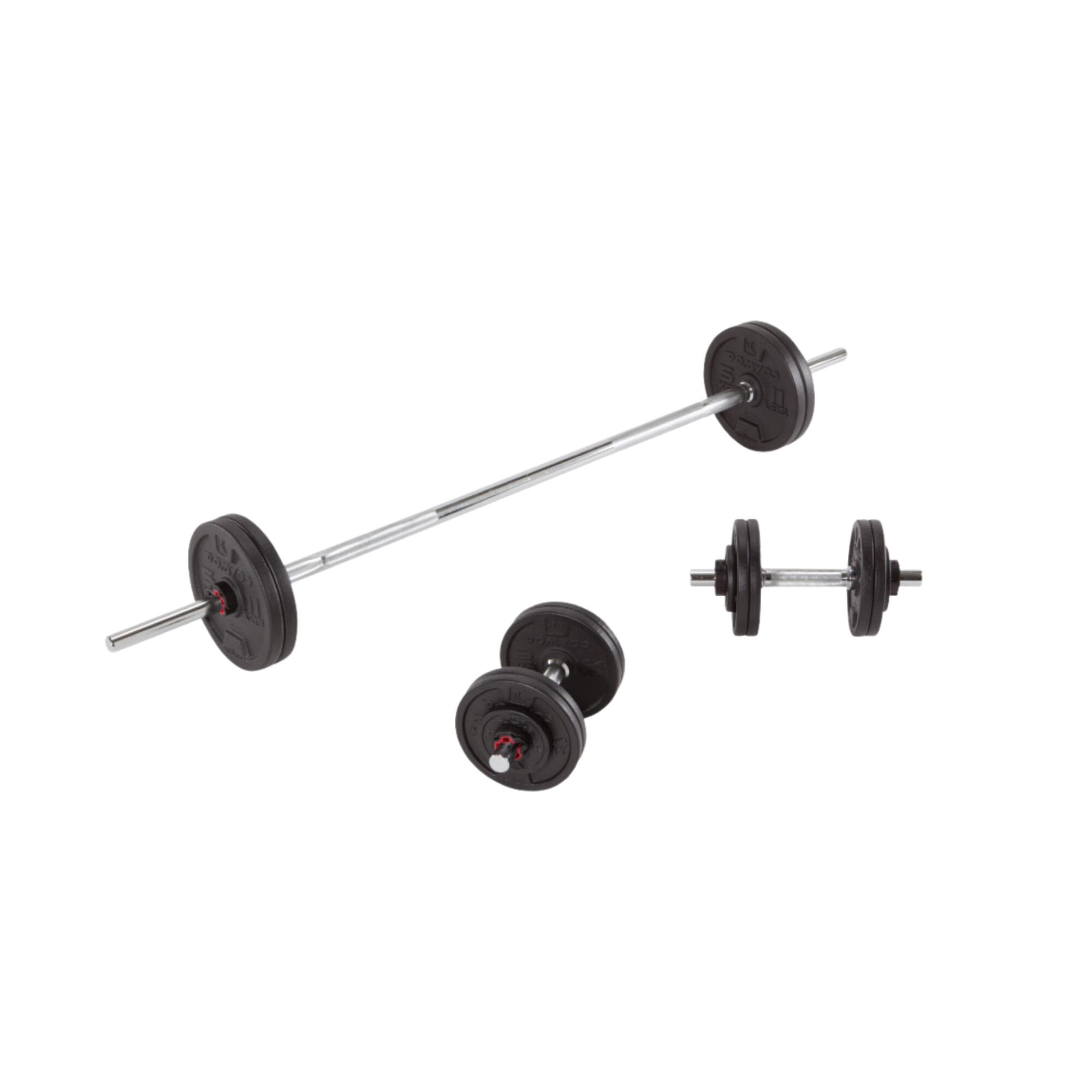 Dumbbell Set with Bar 50 kg (110 lb) - CORENGTH