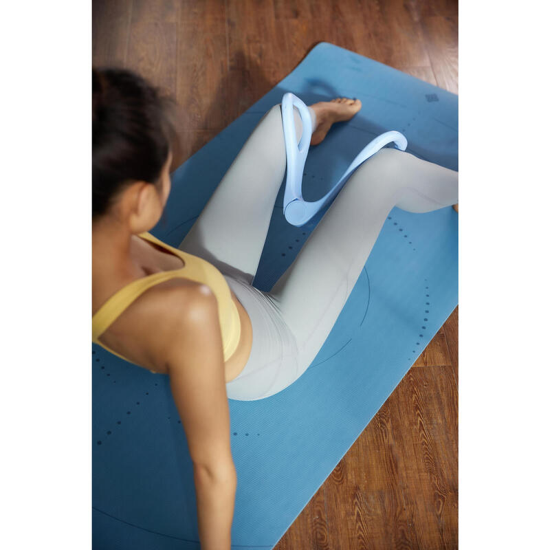 柔軟度訓練健身配件曲線雕塑夾（腿部訓練）－藍色