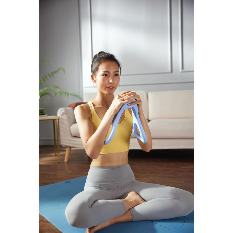 柔軟度訓練健身配件曲線雕塑夾（腿部訓練）－藍色