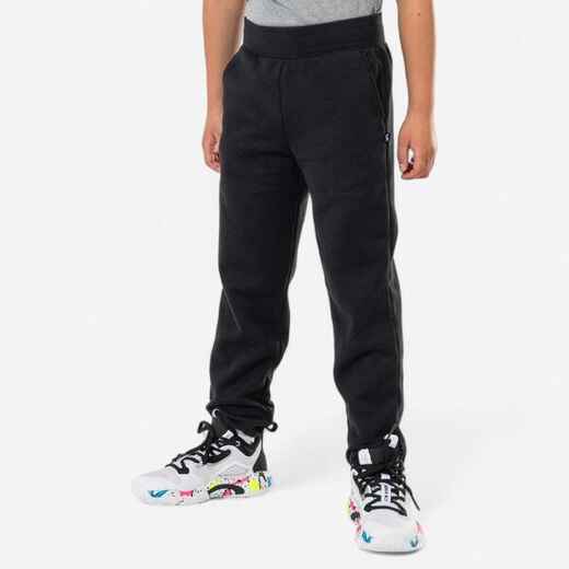 
      Kids' Basketball Tracksuit Bottoms P100 - Black
  