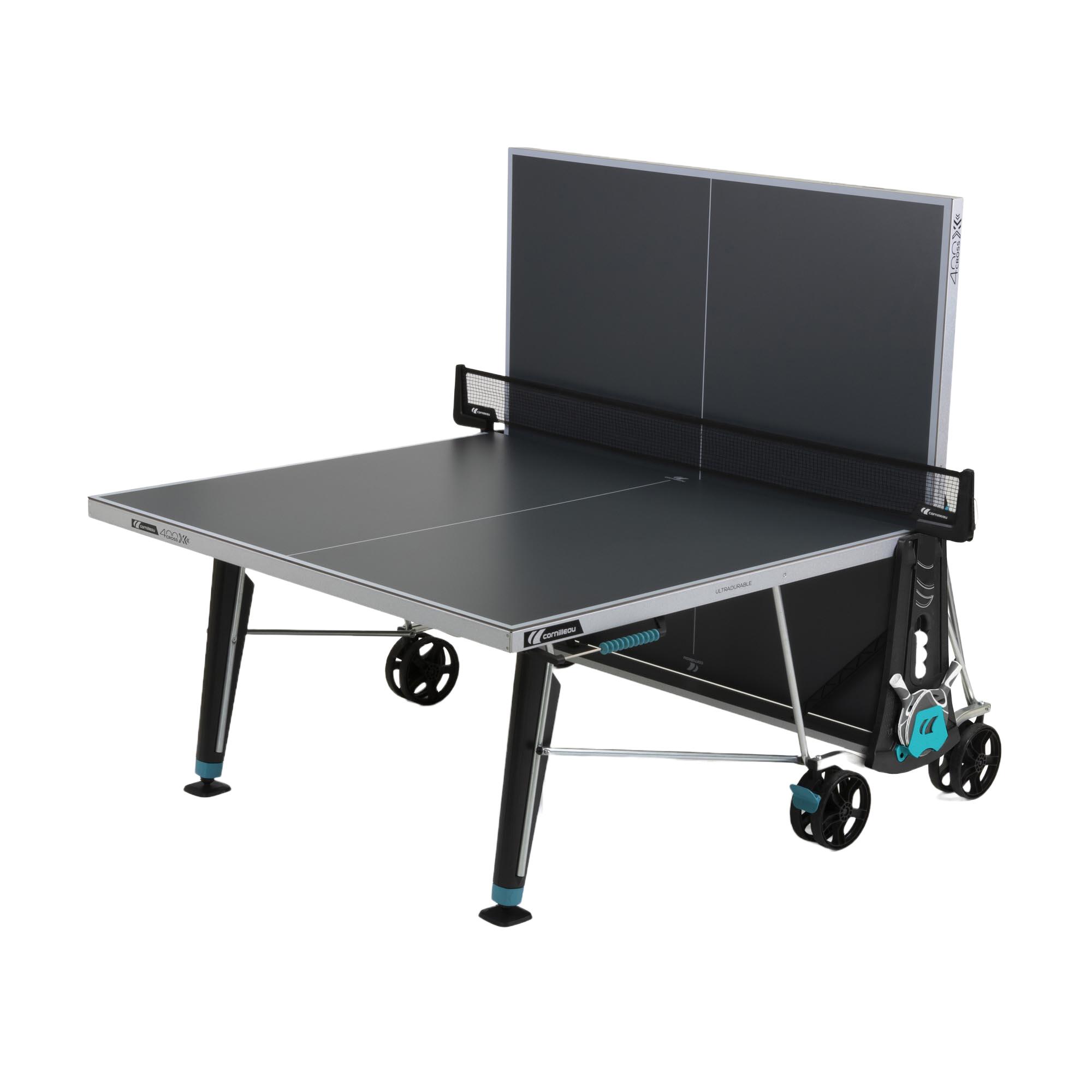 Mesa ping pong exterior plegable tablero 5 mm Cornilleau 400 X Cross 3/17