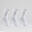 Chaussettes tennis coton hautes Gael Monfils - RS 900 blanc lot de 3