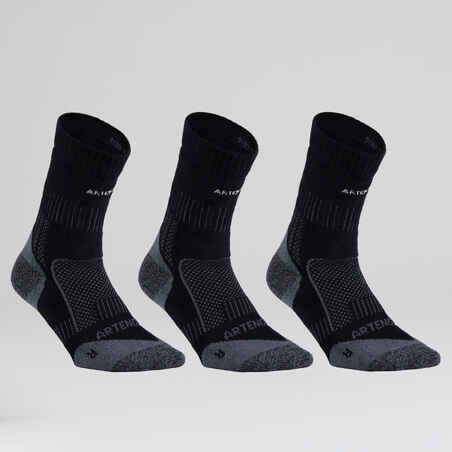 Črne visoke nogavice RS100 za odrasle (3 pari)