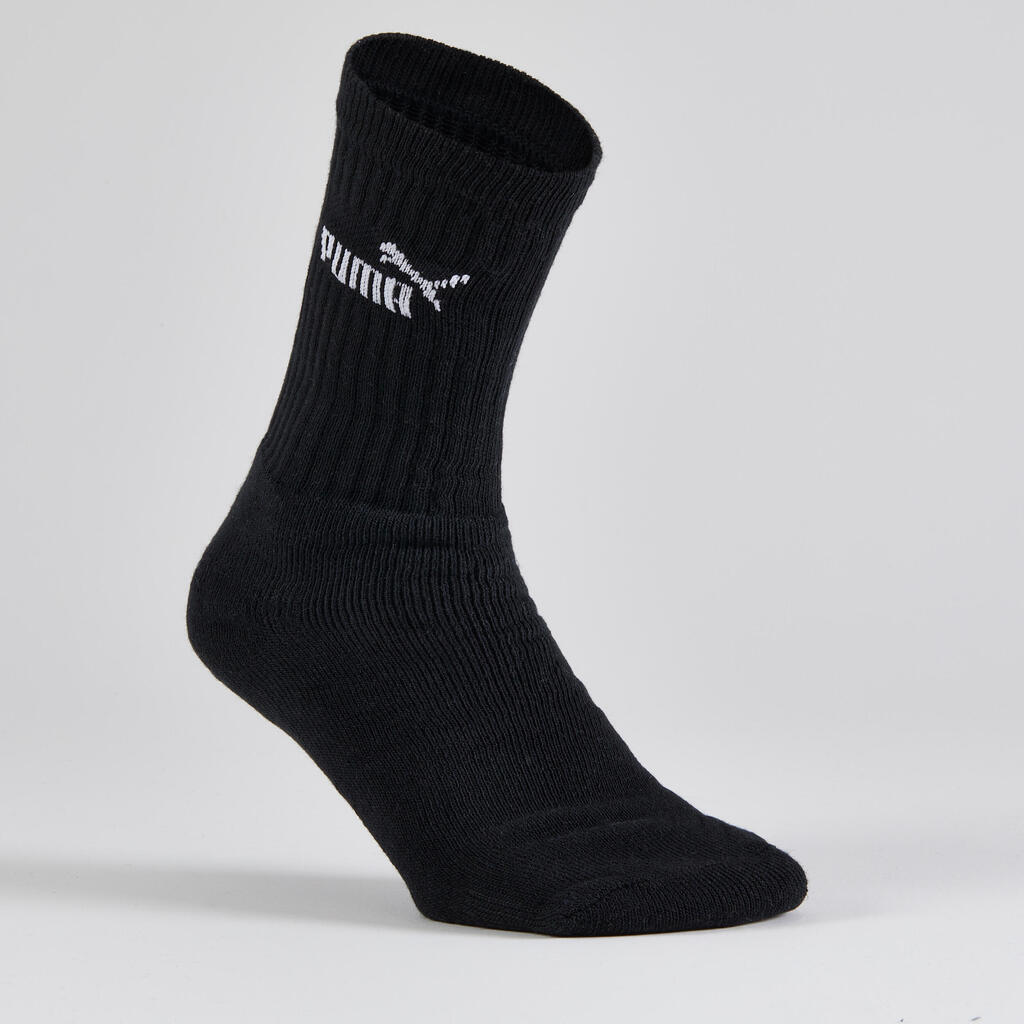 Ponožky vysoké sivo-čierne 4 páry
