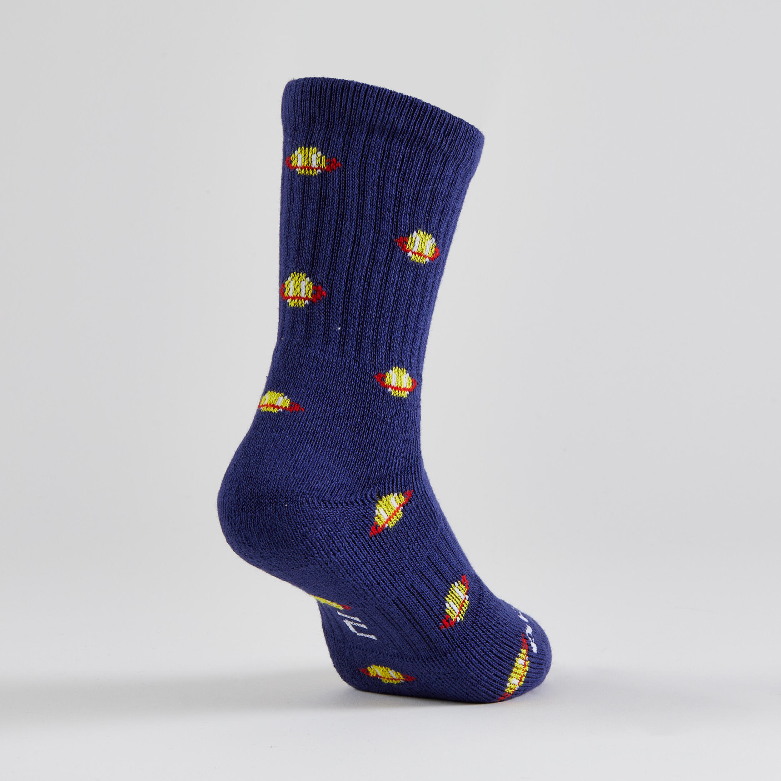 Kids' High Sports Socks RS 500 4-Pack - Tennis Planet 16/19