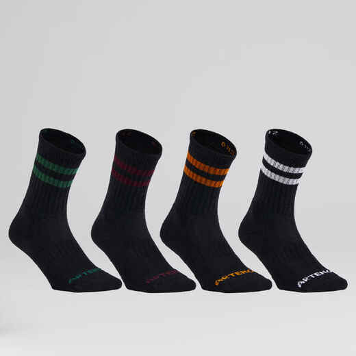 
      High Sports Socks RS 500 4-Pack - Black Lines
  